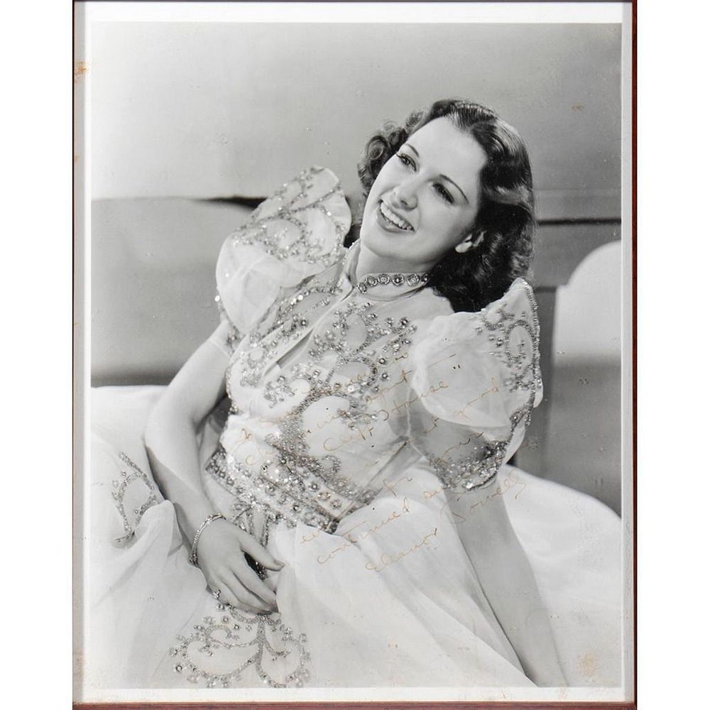 Appraisal: Eleanor Powell Original autographed inscribed photograph Size x Condition Showing