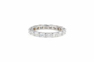 Appraisal: A Diamond Eternity Band A Diamond Eternity Band Set with