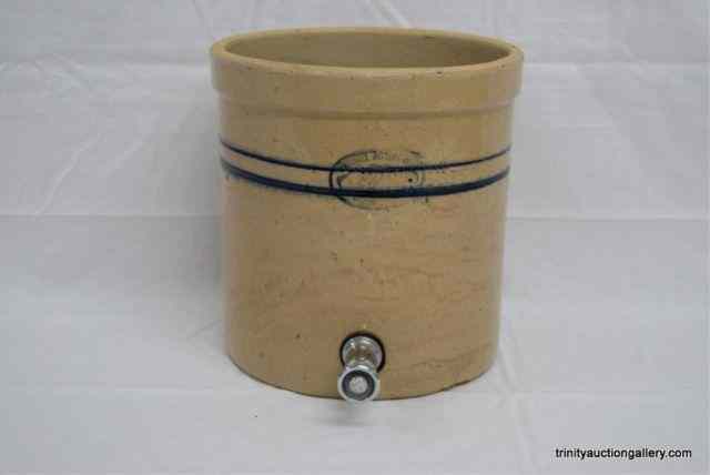 Appraisal: Vintage Marshall Pottery Crock Iced Tea DispenserVery nice older 's