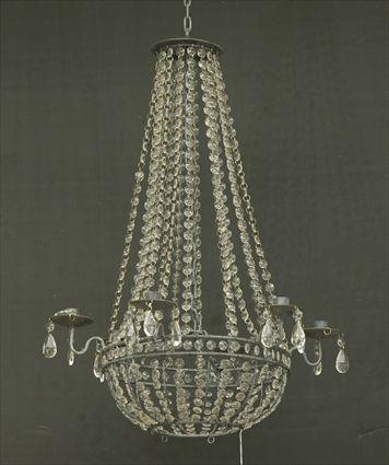 Appraisal: Six-Light Chandelier