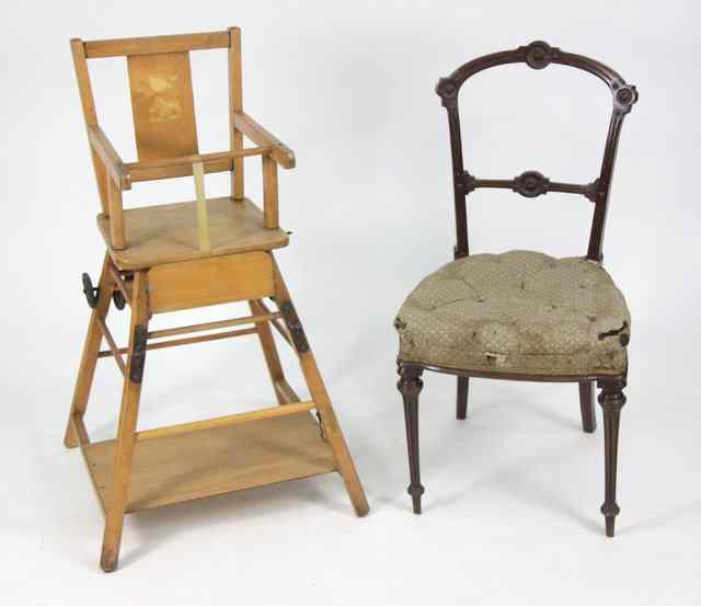 Appraisal: A pair of rectangular stools with upholstered tops on bobbin