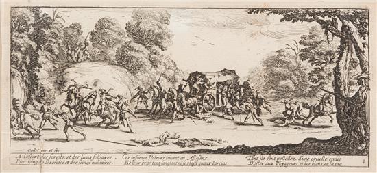 Appraisal: Sale Lot Jacques Callot French - Vol sur les grandes