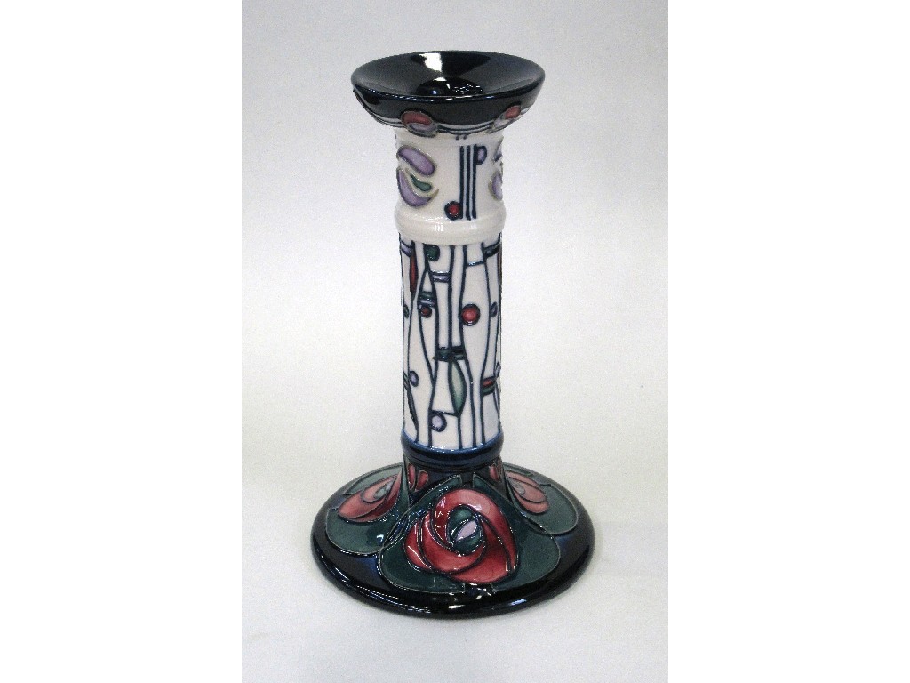 Appraisal: Moorcroft 'Charles Rennie Mackintosh' pattern candl