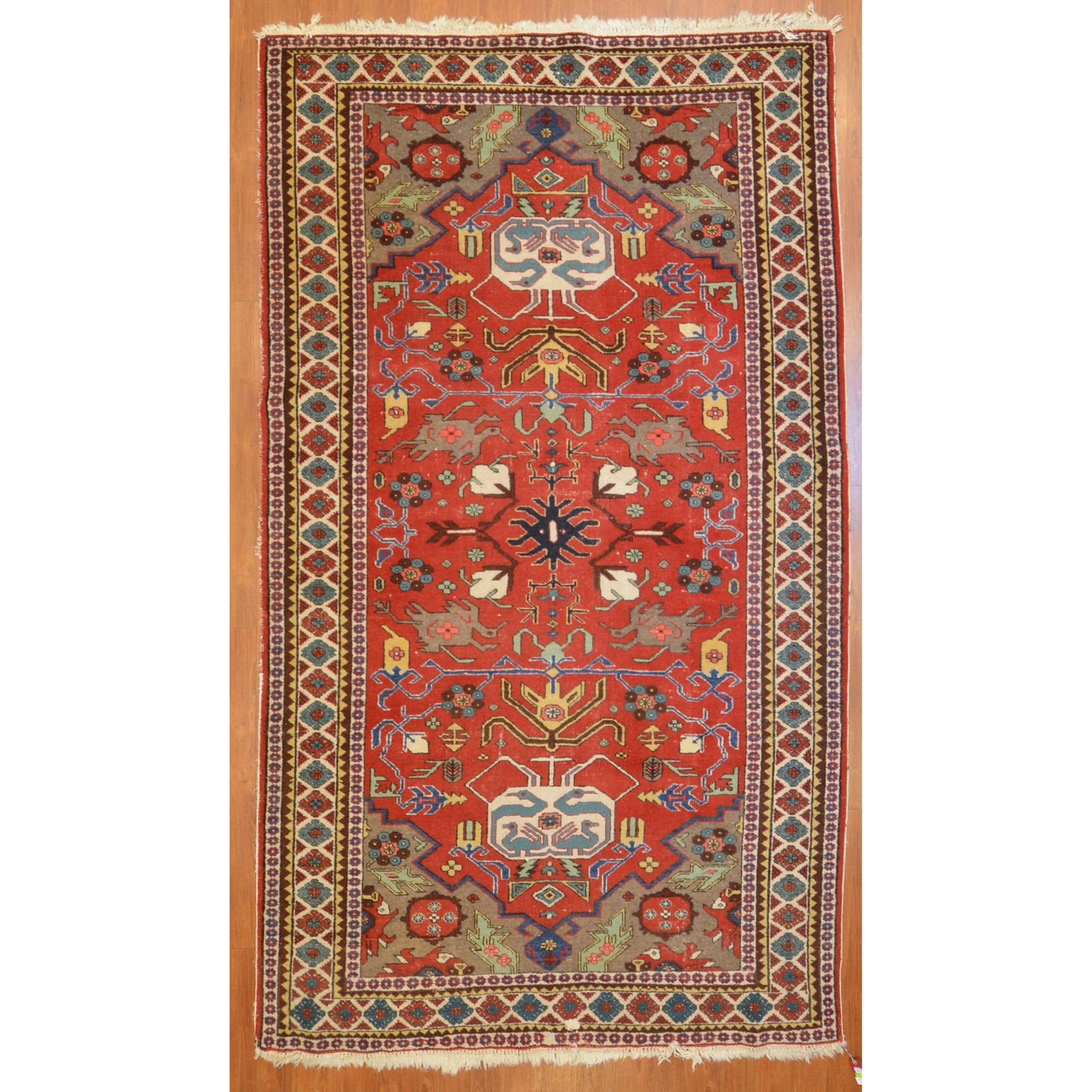 Appraisal: ARDEBIL RUG PERSIA X Fourth quarter- th century hand-knotted wool