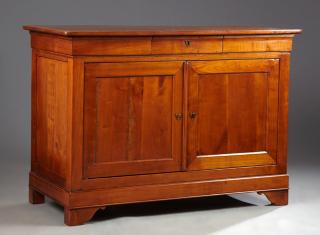 Appraisal: French Louis Philippe Carved Cherry Sideboard mid th c the