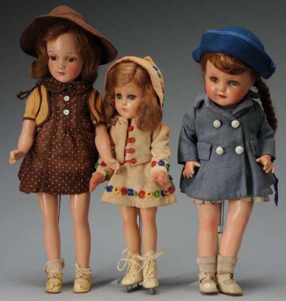 Appraisal: Lot of Arranbee Composition Dolls Description American Ca s Arranbee