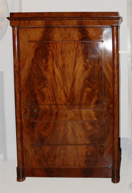 Appraisal: Empire Style Mahogany Single-Door Cabinet Estimate -