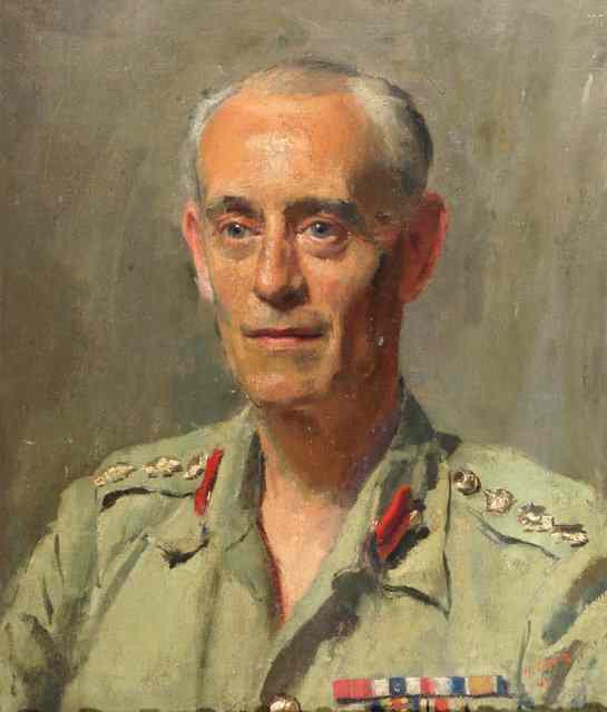 Appraisal: HENRY M CARR - Portait of Philip Reginald Astley Colonel