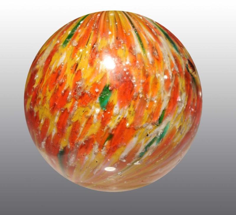 Appraisal: Onionskin Marble with Mica Description Beautiful orange and yellow coloring