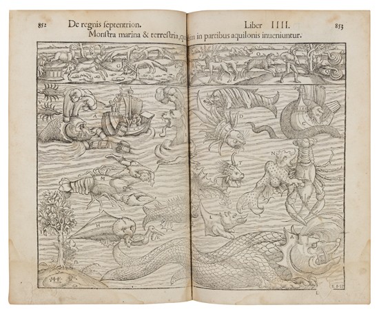 Appraisal: MUENSTER SEBASTIAN Cosmographiae universalis lib VI double-page wood-engraved maps and