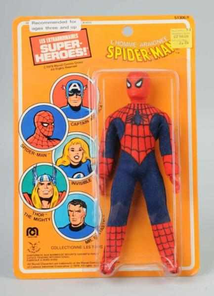 Appraisal: Mego Spiderman Action Figure Description Marked Marvel Comics Foreign packaging