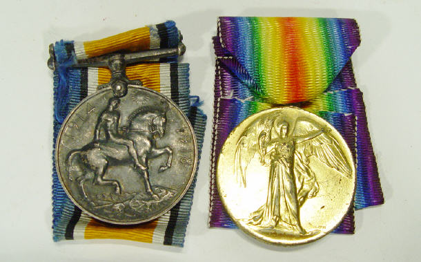 Appraisal: World War I Military medal group comprising - War medal