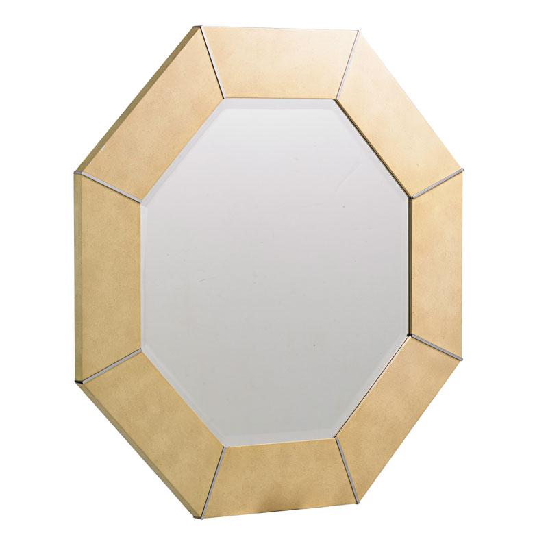 Appraisal: KARL SPRINGER Wall mirror Condition Report Fine crazing to lacquer