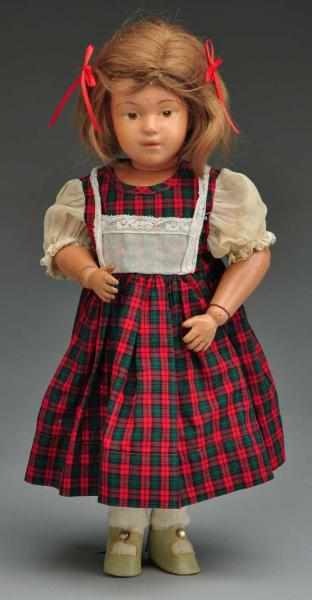 Appraisal: Pouty Schoenhut Character Doll Description All wood and spring jointed