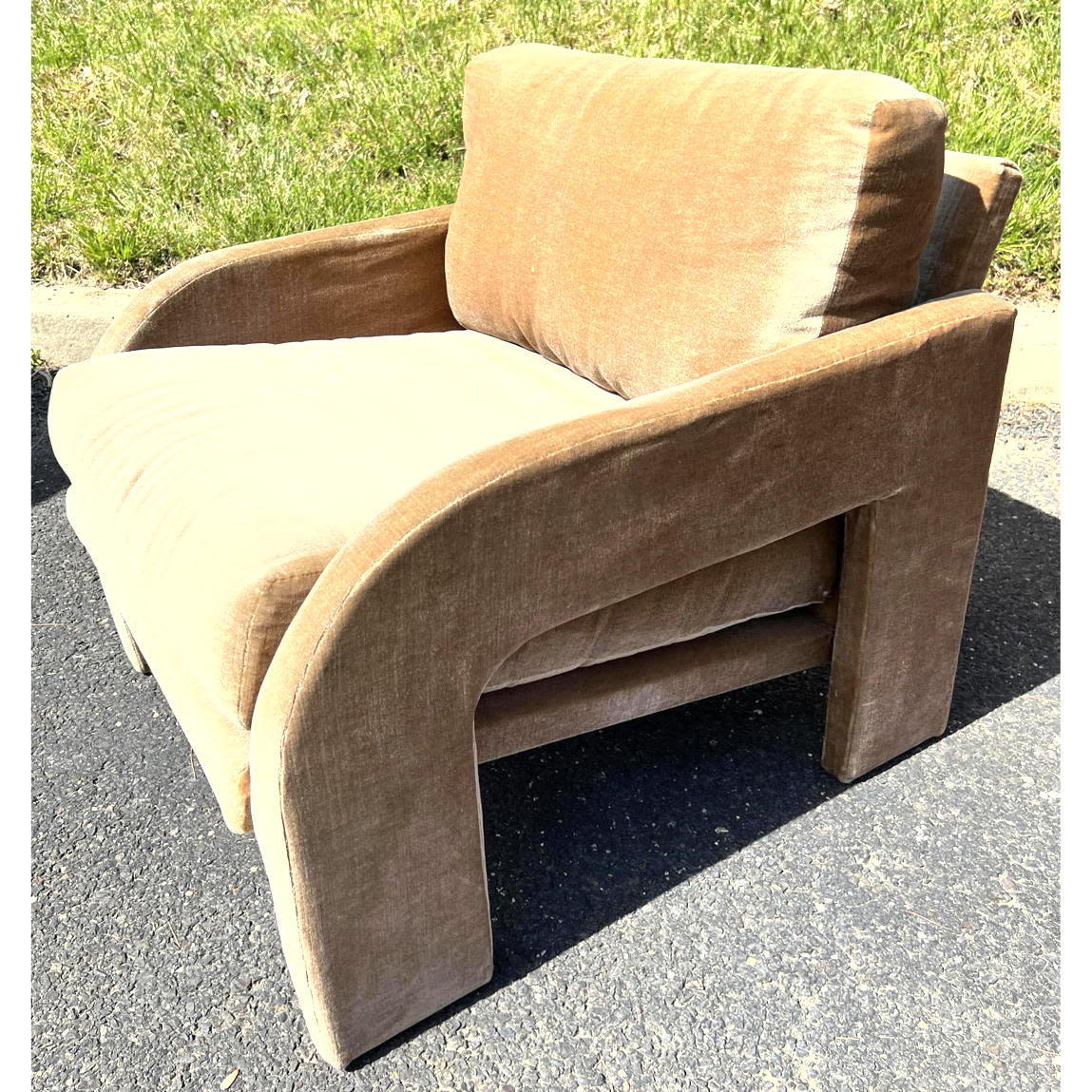 Appraisal: Adrian Pearsall Comfort Designs Lounge Chair Marked Dimensions H inches