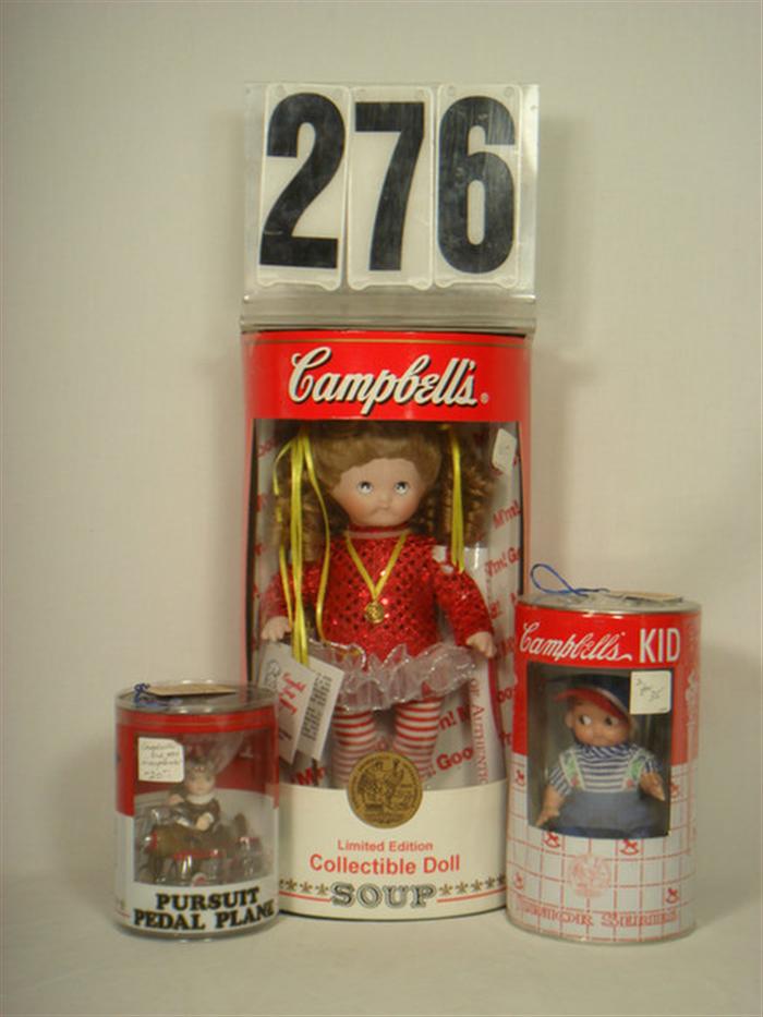 Appraisal: Campbell's Kid dolls Lot of all mint in original boxes