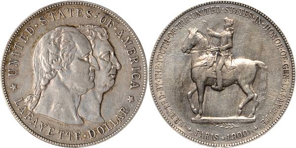 Appraisal: Lafayette Details of AU Cleaned ANACS Retaining some mint luster