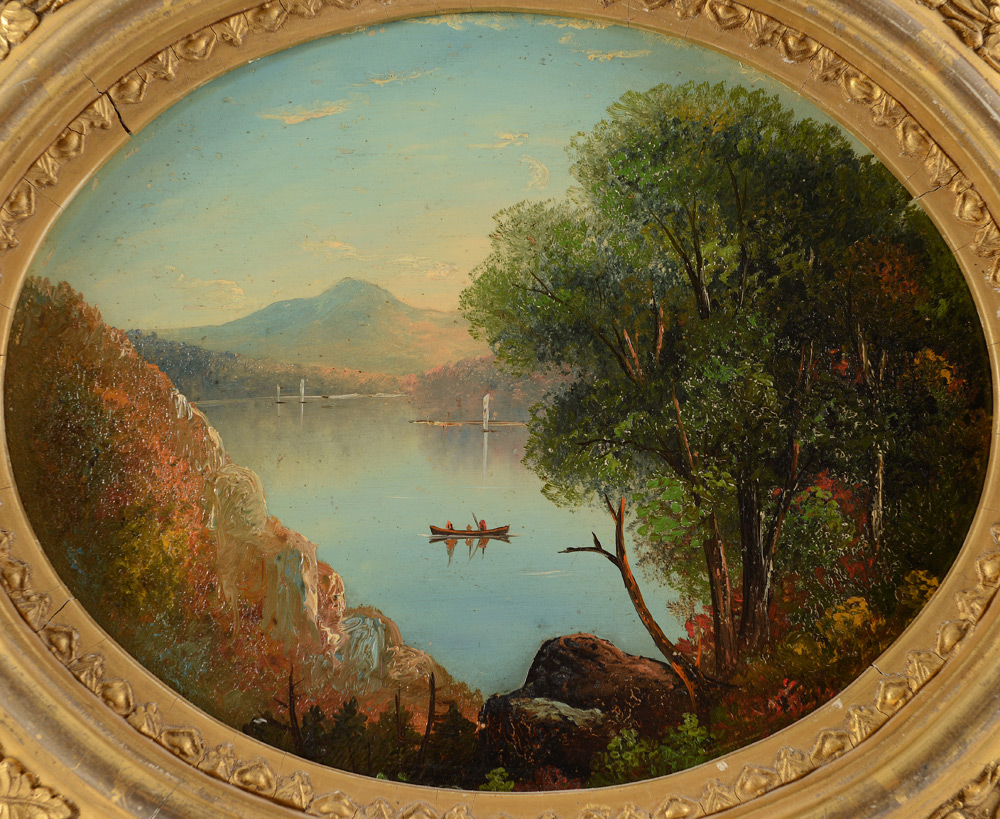 Appraisal: TURN OF THE CENTURY AMERICAN SCHOOL LAKE VALLEY PAINTING Oil