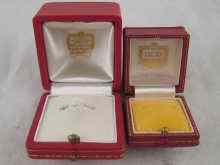 Appraisal: Two Cartier ring boxes x x x cm