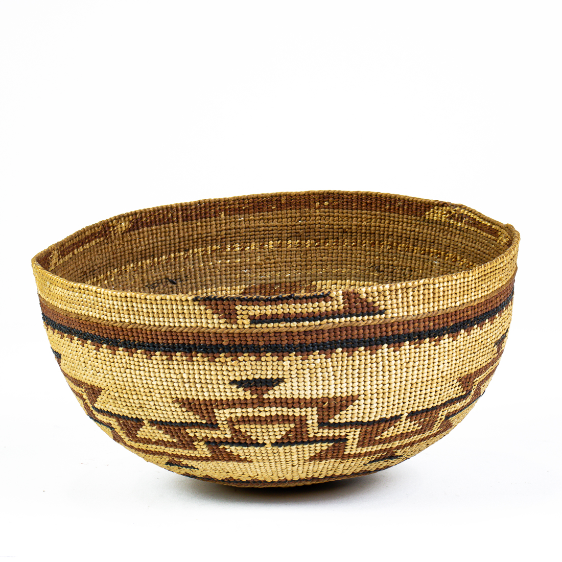 Appraisal: A HUPA OR KURAK HAT BASKET A Hupa or Kurak