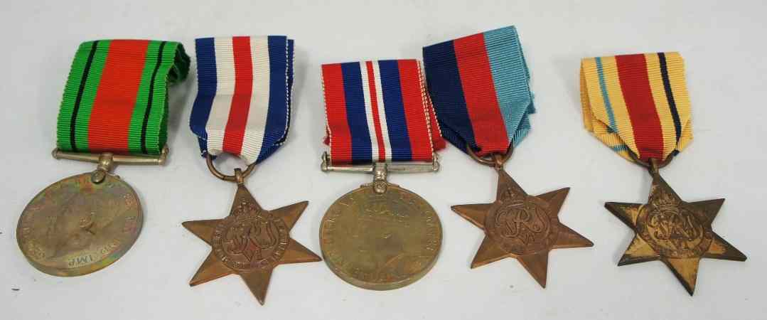 Appraisal: Second World War Medal group comprising - medal Defence Medal