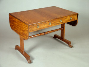 Appraisal: A Regency mahogany sofa table early th century and later