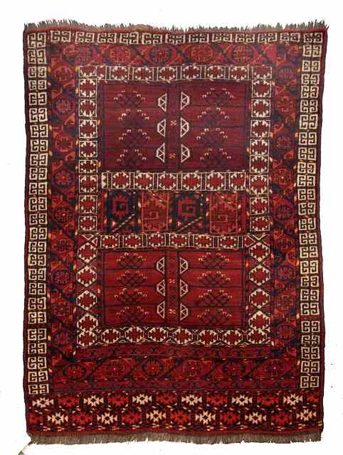 Appraisal: AN ESARI ENGSI th Century four panel central field with