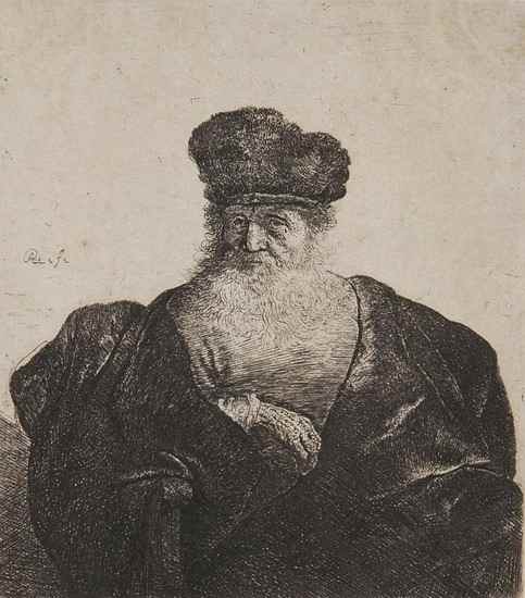 Appraisal: Rembrandt van Rijn - Old man with beard fur cap