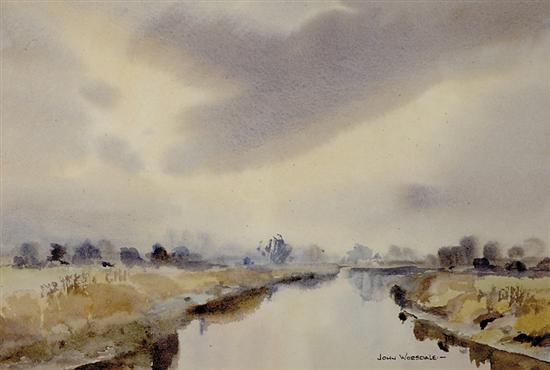 Appraisal: John Worsdale British th century ARUN MIST DECEMBERwatercolor framed signed