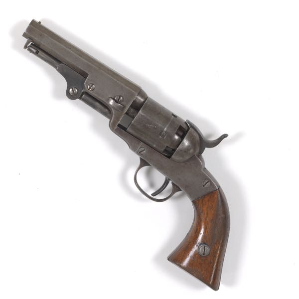 Appraisal: MANHATTAN POCKET REVOLVER long Pistol features a inch octagon barrel