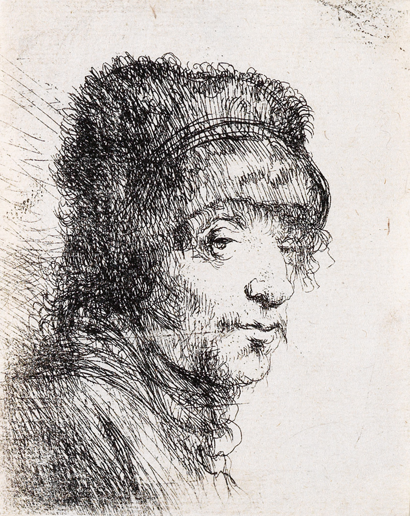 Appraisal: JAN LIEVENS Head of a Man Facing Right Etching circa