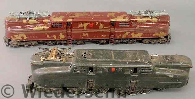 Appraisal: Lionel O gauge Pennsylvania Railroad engine l and Engine l