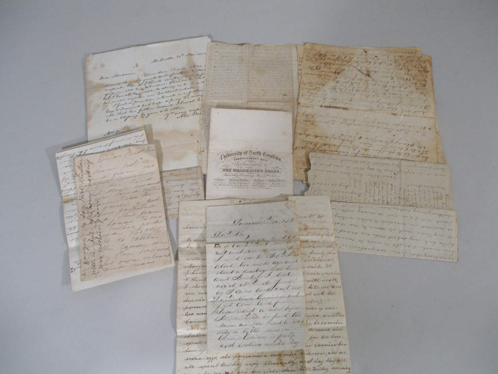 Appraisal: North Carolina Kerr Family Archive approximately items mostly letters s