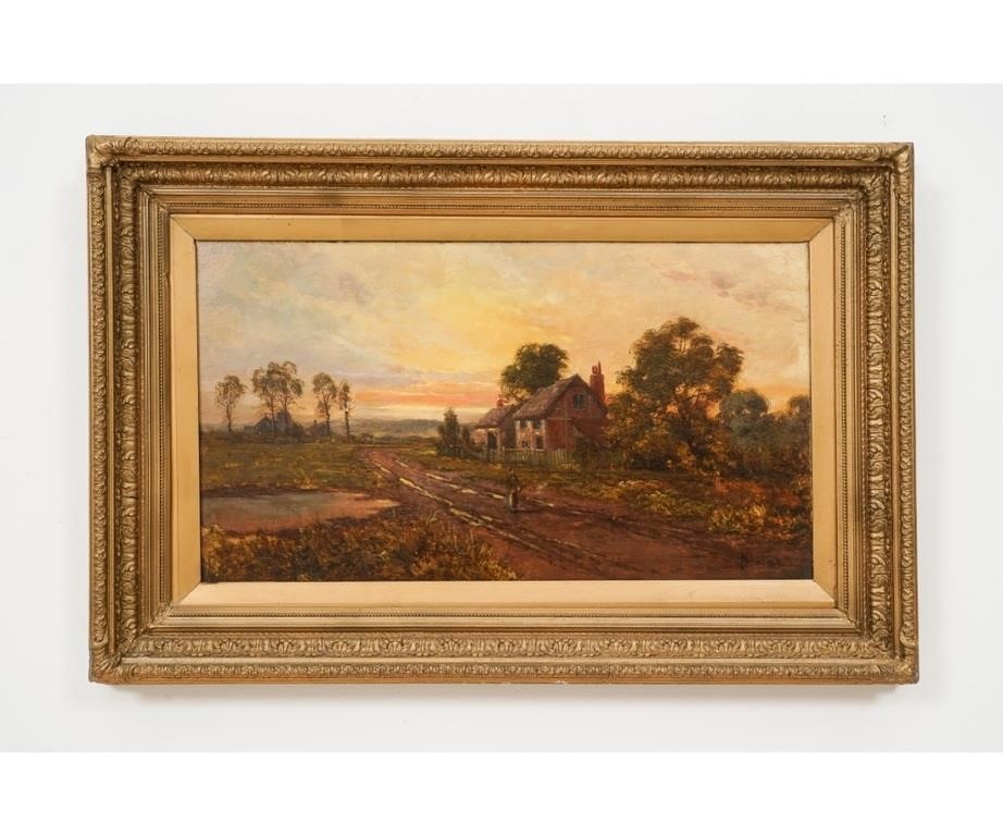 Appraisal: John Henry Boel worked - UK large oil on canvas