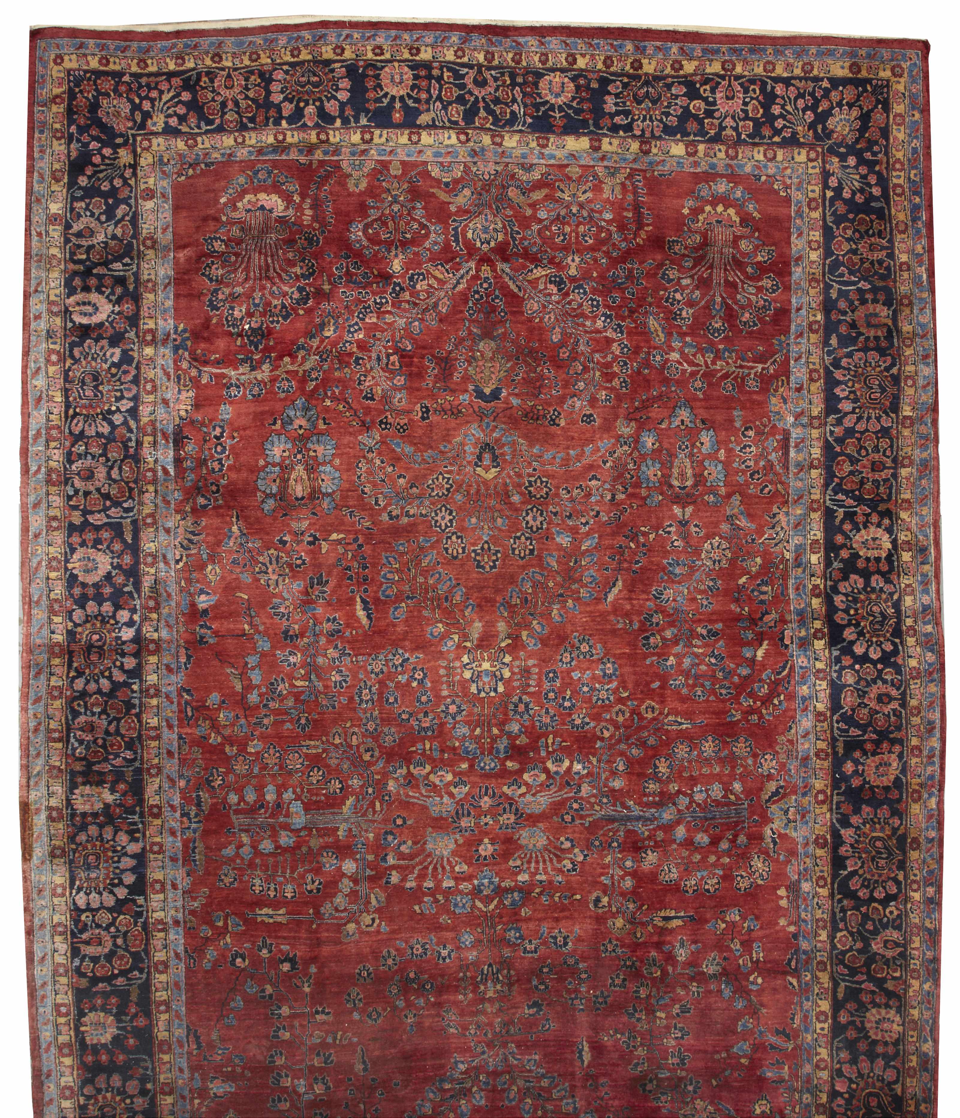 Appraisal: A Sarouk carpet Central Persiacirca size approximately ft in x