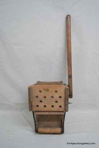 Appraisal: Antique c White Mop Co Mop Wringer This is for