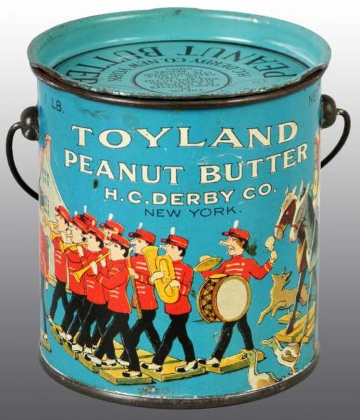 Appraisal: Toyland Peanut Butter Pail Description Manufactured by the E K