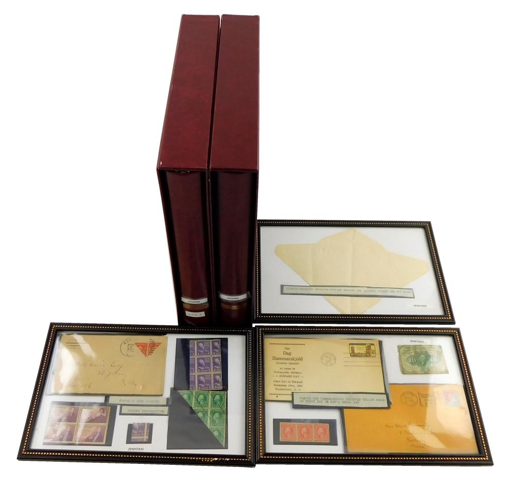 Appraisal: STAMPS Personalized single collection of stamps in two volumes Blatt