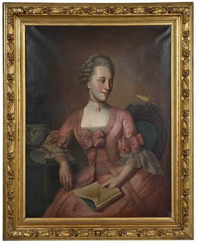 Appraisal: French School Portrait th century style Portrait of a Seated