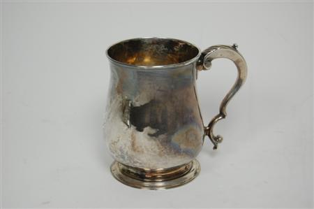 Appraisal: A George II mug maker mark double struck London of