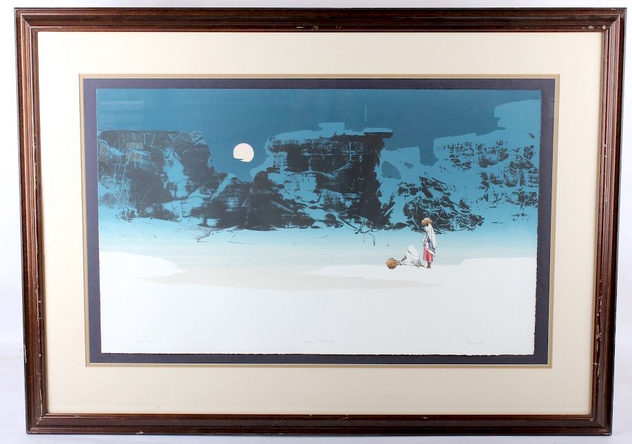 Appraisal: Michael Atkinson Pueblo Moon Serigraph Featured in this lot we