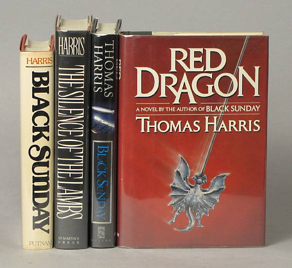 Appraisal: HARRIS THOMAS vols all hardback in dj including Black Sunday