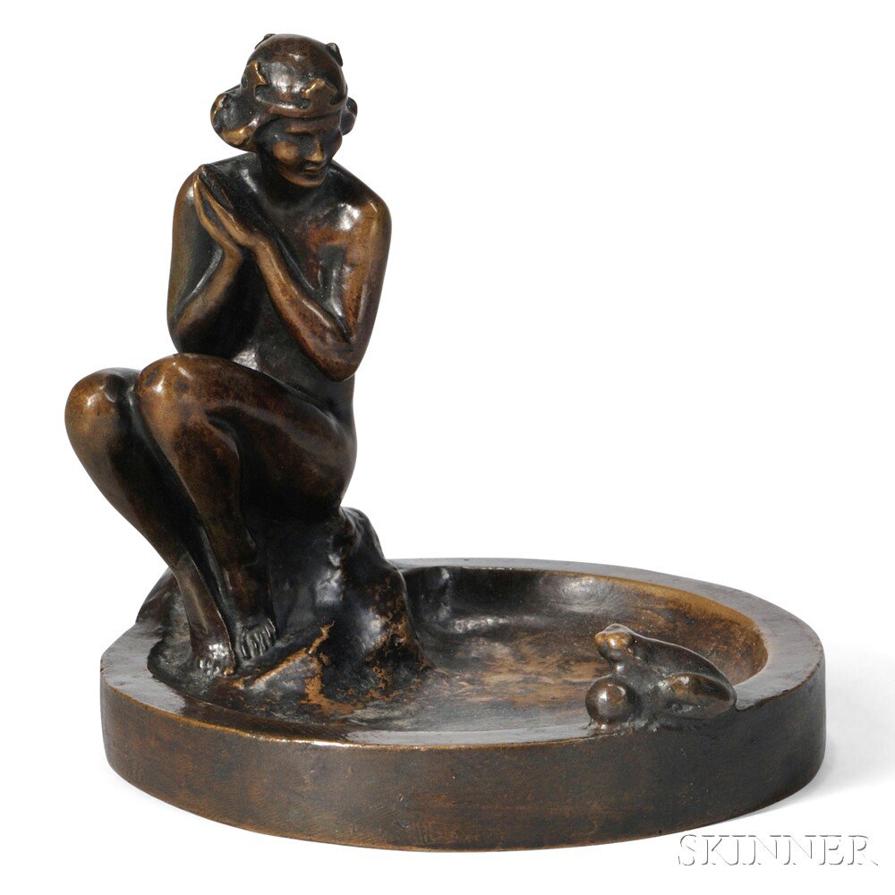 Appraisal: Ethel Ehrmann Loewy Sculpture of the Princess and the Frog