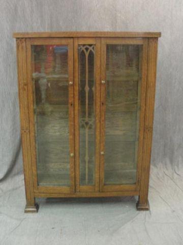 Appraisal: Victorian Oak Door Bookcase From a Scarsdale NY estate Dimensions