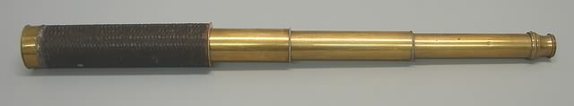 Appraisal: Brass telescope four draw by Ciceri and Company London Front