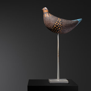 Appraisal: Aldo Londi - Bird Sculpture c Bitossi Italy glazed stoneware