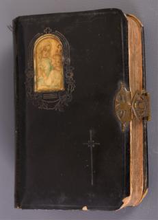 Appraisal: Antique Polish Pocket Breviary Antique Polish pocket Breviary with brass