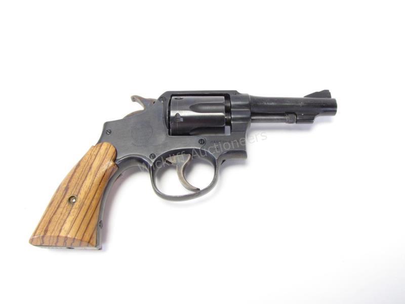 Appraisal: S W Model British Revolver-Blued barrel Fluted cylinder Chambered in