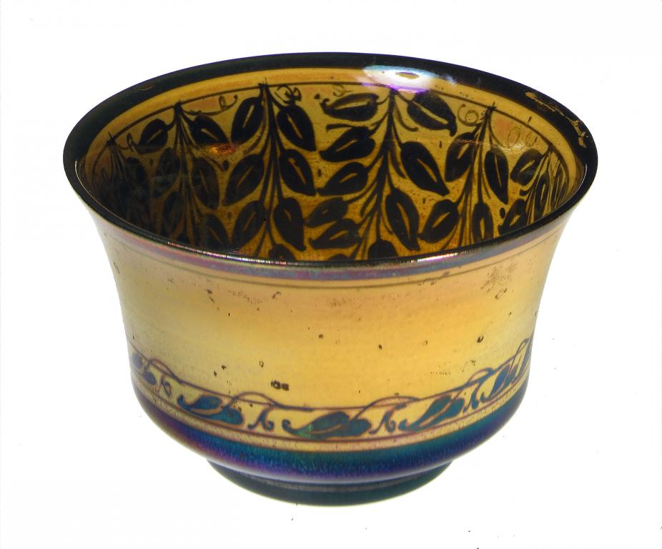 Appraisal: A PILKINGTON'S ROYAL LANCASTRIAN LUSTRE BOWL BY ANNIE BURTON painted