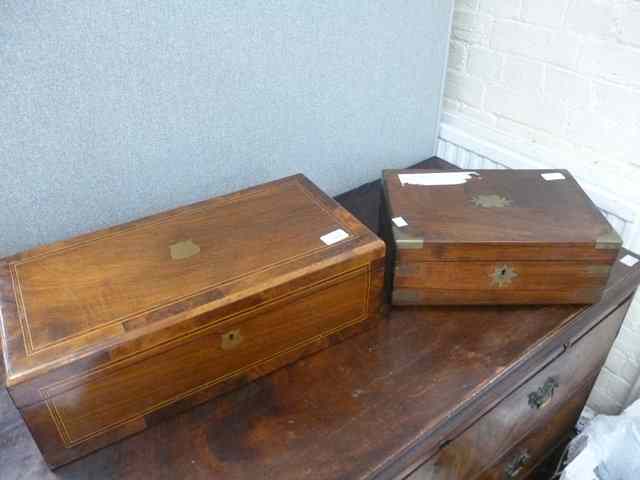 Appraisal: A VICTORIAN WALNUT TABLE DESK with fitted interior and line